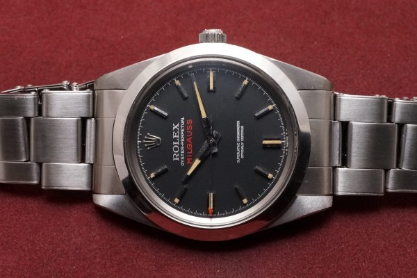 ロレックス MILGAUSS Ref-1019 Black Dial（RO-195／1967年)の詳細写真4枚目