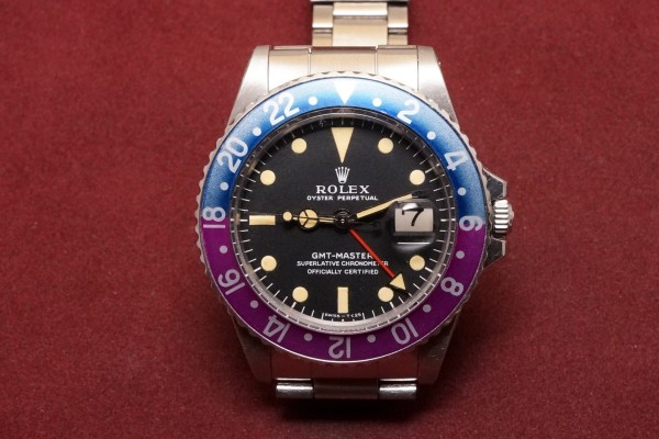 ロレックス GMTマスター Ref-1675 Long-E Fuchsia Bezel Full Set（RS-297／1968年)の詳細写真2枚目