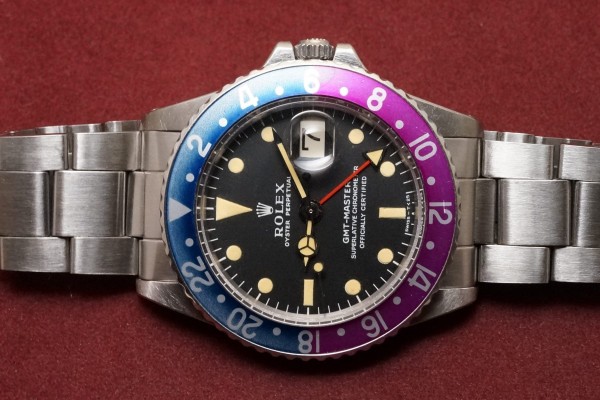 ロレックス GMTマスター Ref-1675 Long-E Fuchsia Bezel Full Set（RS-297／1968年)の詳細写真4枚目