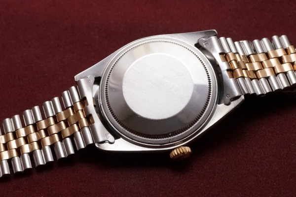 ロレックス DATEJAST Ref-1601/3 SS×PG Gilt Glossy Dial（RO-196／1969年)の詳細写真6枚目