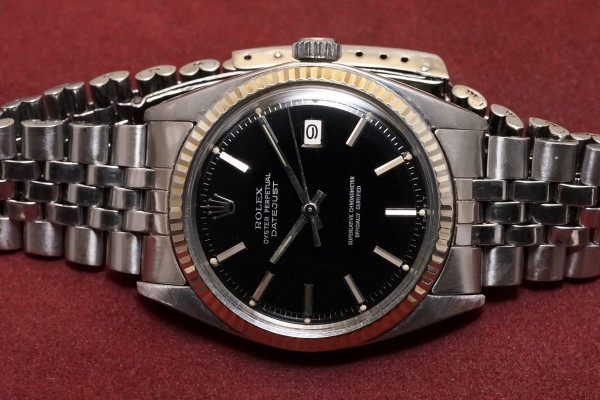 ロレックス デイトジャスト Ref-1601 Black Mirror Dial（RO-197／1971年)の詳細写真4枚目