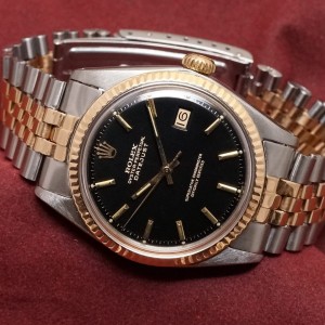 ロレックス DATEJAST Ref-1601/3 SS×PG Gilt Glossy Dial
