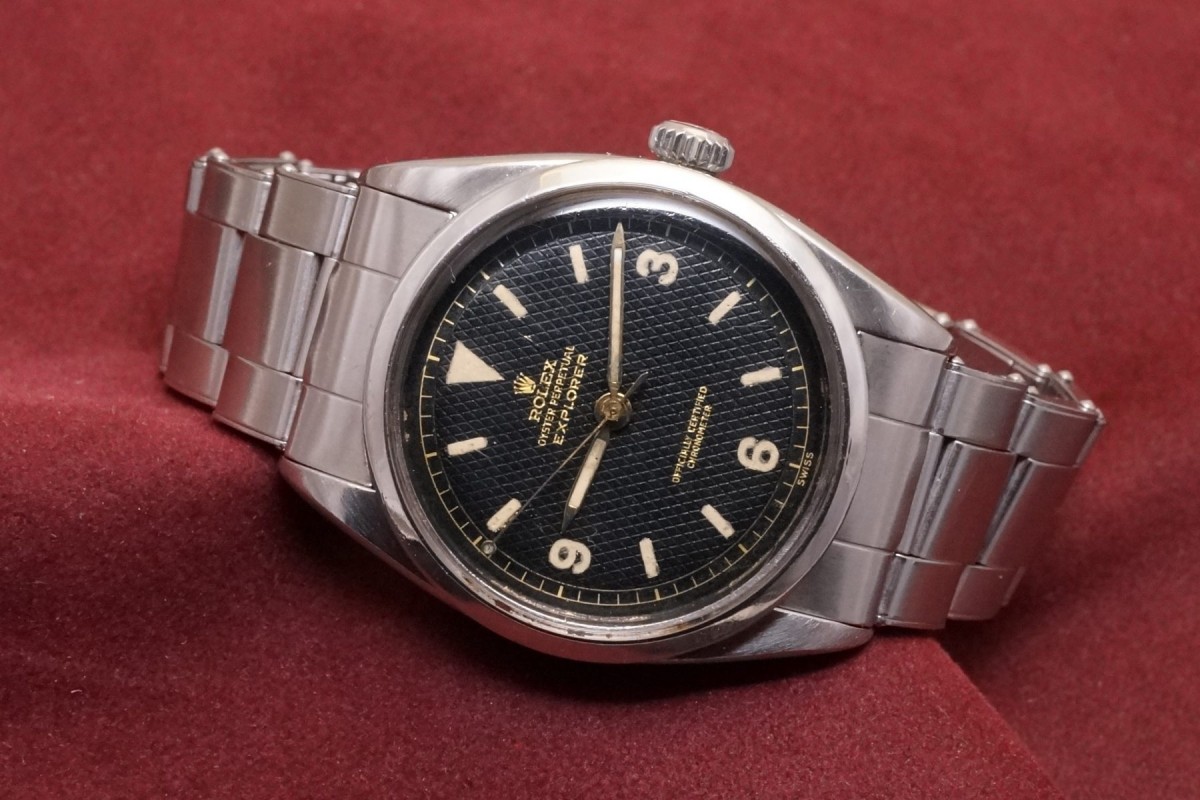 ロレックス EXPLORER Ref-6350 Honeycomb Dial(RS-46/1953年)