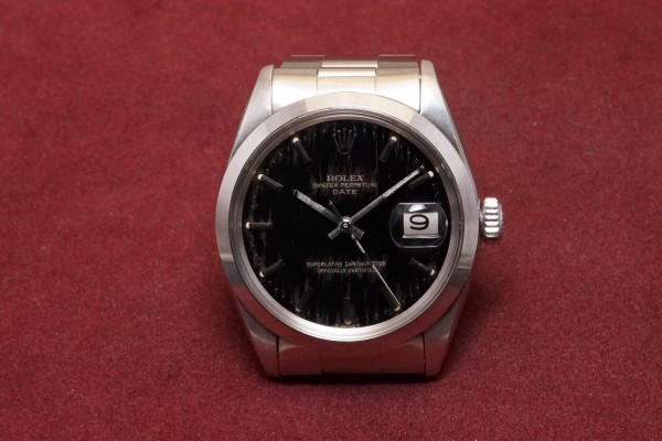 ロレックス OYSTER PERPETUAL -DATE- Ref-1500 Aging Gilt Dial（RO-205／1967年)の詳細写真2枚目