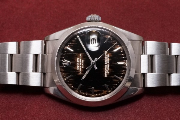 ロレックス OYSTER PERPETUAL -DATE- Ref-1500 Aging Gilt Dial（RO-205／1967年)の詳細写真4枚目