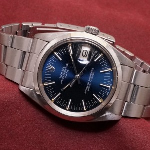 ロレックス PERPETUAL -DATE- Ref-1500 Blue Mirror Sigma Dial
