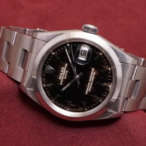 ロレックス OYSTER PERPETUAL -DATE- Ref-1500 Aging Gilt Dial