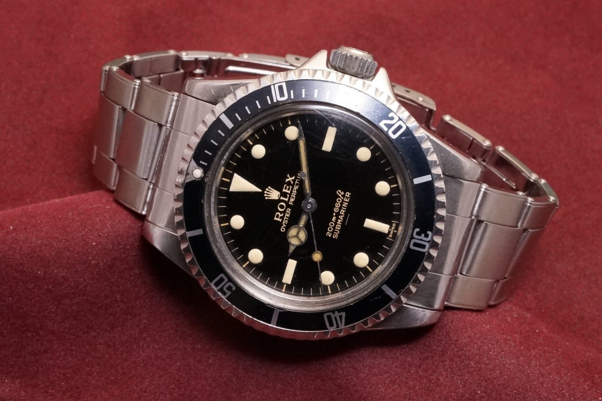 ロレックス サブマリーナ Ref-5513 Underline Gilt/Gloss Dial Guarantee(RS-209/1963年)