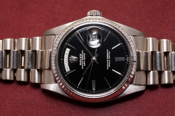 ロレックス デイデイト Ref-1803/9WG Gilt Gloss Dial（RO-212／1971年)の詳細写真4枚目