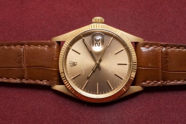 ロレックス PERPETUAL -DATE- Ref-1503/8 18KYG（RO-207／1972年)の詳細写真4枚目