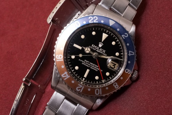 ロレックス GMTマスター Ref-1675 Chapterring Gilt/Gloss Dial（RS-208／1961年)の詳細写真3枚目