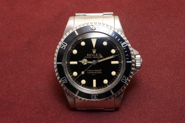 ロレックス サブマリーナ Ref-5513 Underline Gilt/Gloss Dial Guarantee（RS-209／1963年)の詳細写真2枚目