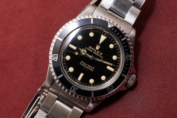 ロレックス サブマリーナ Ref-5513 Underline Gilt/Gloss Dial Guarantee（RS-209／1963年)の詳細写真3枚目