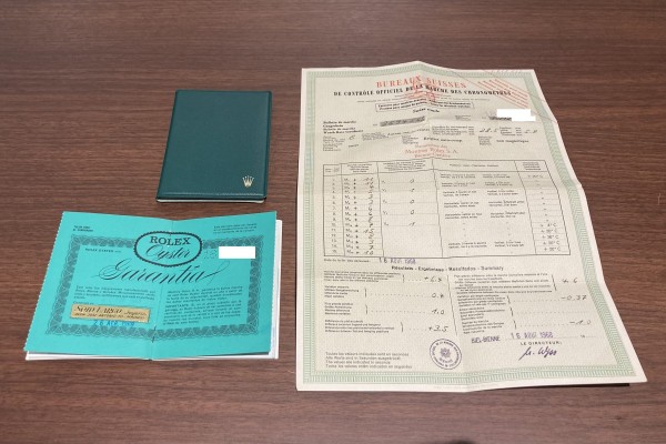 ロレックス GMTマスター Ref-1675 Long-E Guarantee（RS-213／1967年)の詳細写真11枚目