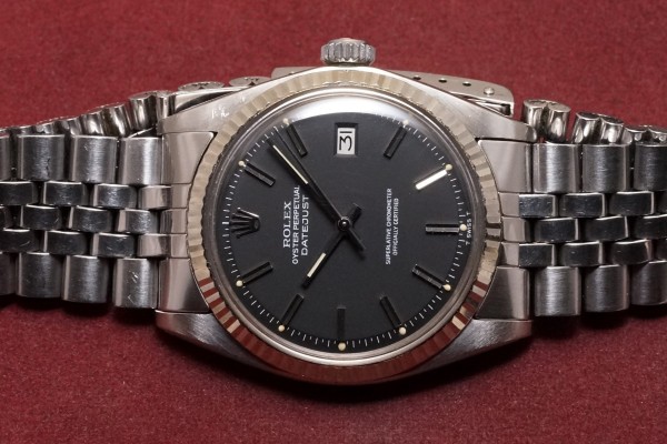 ロレックス デイトジャスト Ref-1601 Black Dial（RO-209／1974年)の詳細写真4枚目