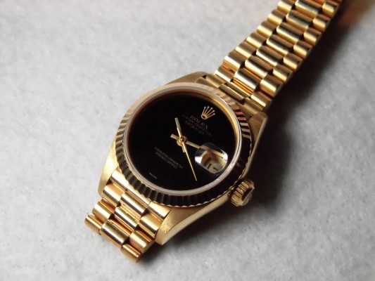 レディース ロレックス 69178 ONYX Dial 18KYG（LR-67／1986年)の詳細写真2枚目