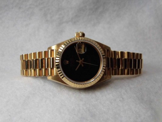 レディース ロレックス 69178 ONYX Dial 18KYG（LR-67／1986年)の詳細写真3枚目