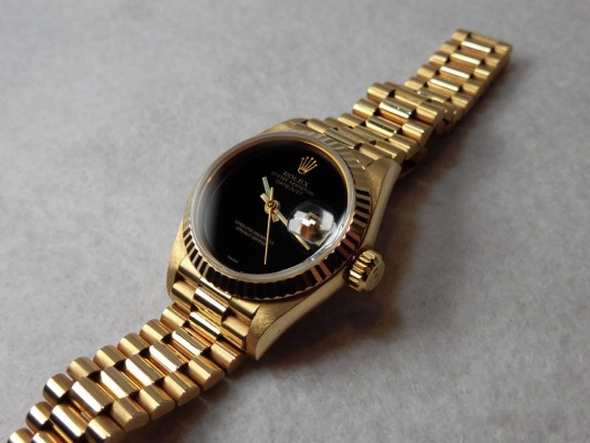 レディース ロレックス 69178 ONYX Dial 18KYG（LR-67／1986年)の詳細写真5枚目