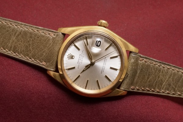 ロレックス PERPETUAL -DATE- Ref-1500/8 18KYG（RO-212／1963年)の詳細写真1枚目