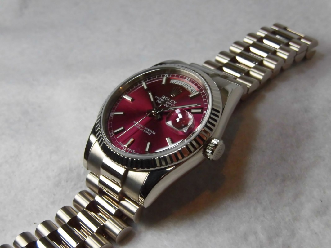 ロレックス Daydate Ref-118239 Cherry Dial Sir-D（RD-32／2005