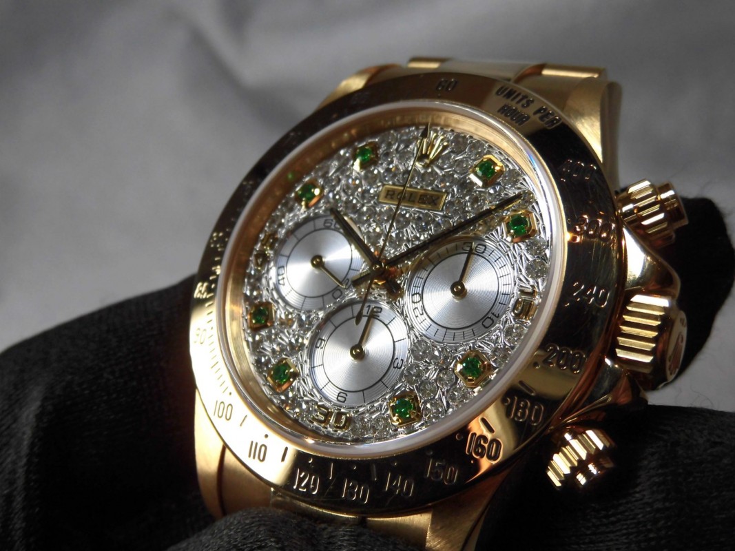 ロレックス デイトナ Ref-16528 Pave Diamond Sir-A（RD-34