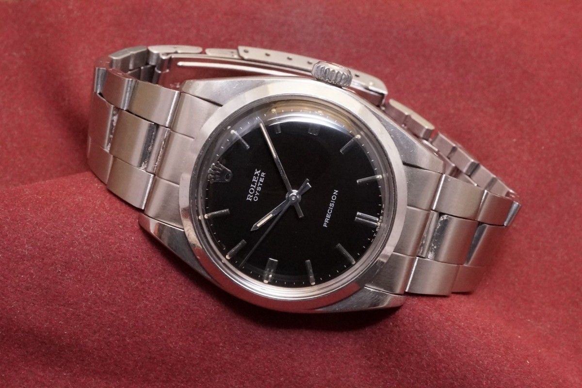 ロレックス OYSTER Ref-6426 Black Mirror Dial Garantie（RO