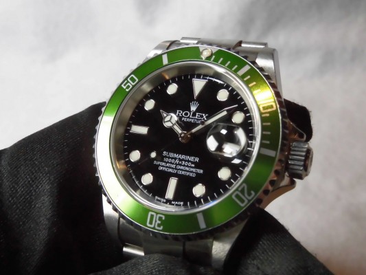 ロレックス サブマリーナ 16610LV Lime Bezel Sir-F（RD-42／2003年)の詳細写真5枚目
