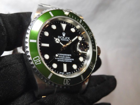 ロレックス サブマリーナ 16610LV Lime Bezel Sir-F（RD-42／2003年)の詳細写真6枚目