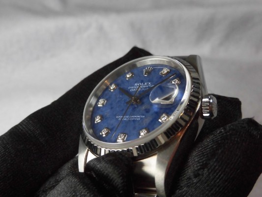 ロレックス デイトジャスト Ref-16234 Sodalite 10P Dial Ser-F（RD-54／2004年)の詳細写真7枚目