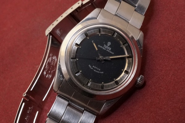 チュードル OYSTER-PRINCE Ref-7995/0 Small Rose Tuxedo Dial（TO-02／1968年)の詳細写真3枚目