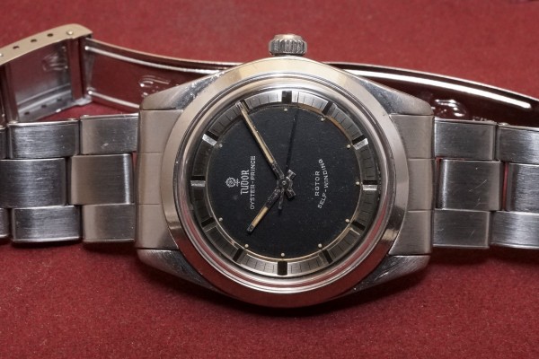チュードル OYSTER-PRINCE Ref-7995/0 Small Rose Tuxedo Dial（TO-02／1968年)の詳細写真4枚目