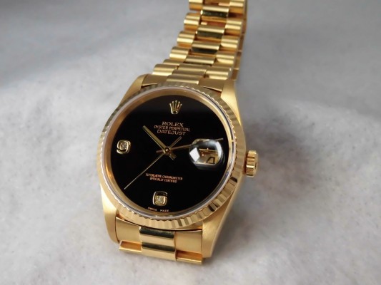 ロレックス デイトジャスト Ref-16238 Onyx Dial Ser-T（RD-58／1996年)の詳細写真2枚目