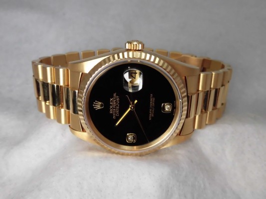 ロレックス デイトジャスト Ref-16238 Onyx Dial Ser-T（RD-58／1996年)の詳細写真3枚目