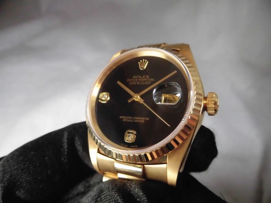 ロレックス デイトジャスト Ref-16238 Onyx Dial Ser-T（RD-58／1996年)の詳細写真7枚目