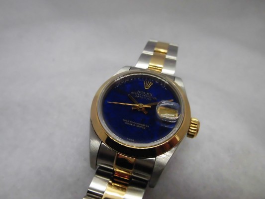 レディース ロレックス 69163 Lapis Lazuli SS/YG（LR-61／1996年)の詳細写真2枚目