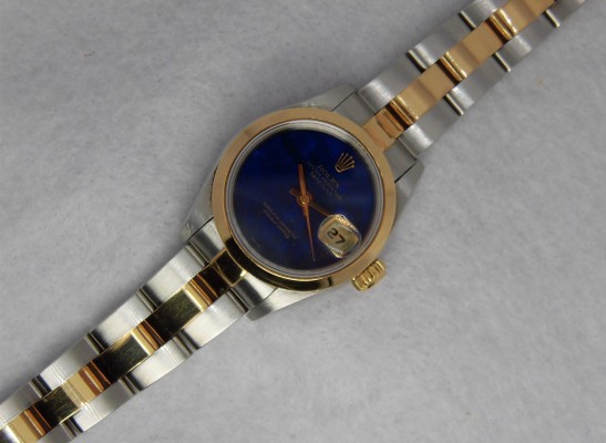 レディース ロレックス 69163 Lapis Lazuli SS/YG（LR-61／1996年)の詳細写真5枚目