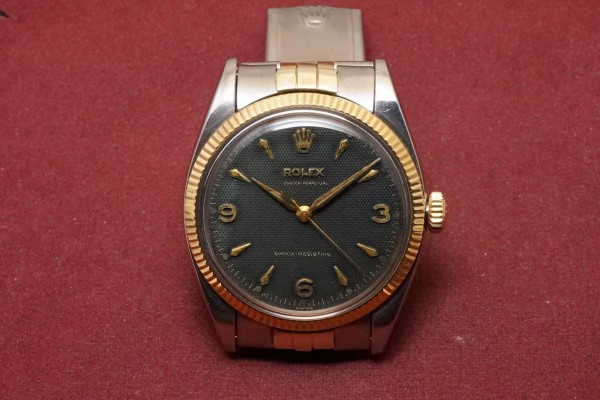 ロレックス Big Bubble Ref-6298 Honeycomb Black Dial（RO-226／1954年)の詳細写真2枚目