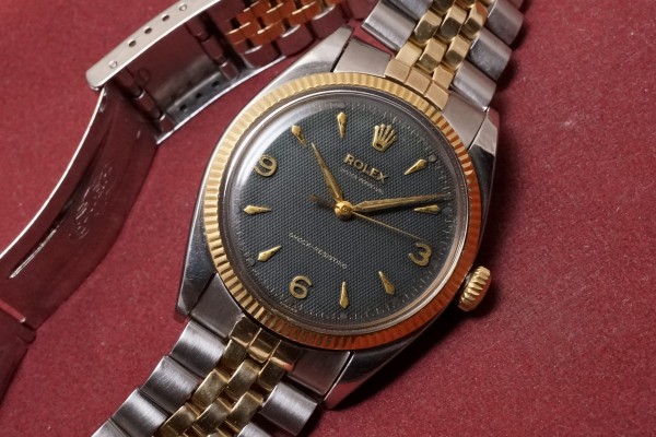 ロレックス Big Bubble Ref-6298 Honeycomb Black Dial（RO-226／1954年)の詳細写真3枚目