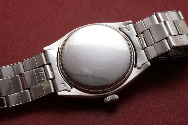 ロレックス Semi バブルバック Ref-6303 Black Gilt Dial（RO-233／1955年)の詳細写真6枚目