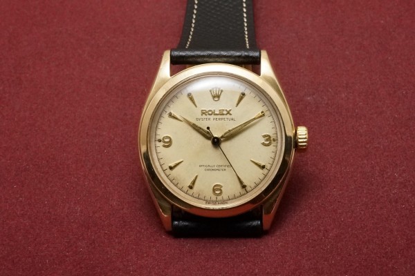 ロレックス SEMI-バブルバック Ref-6084 14KYG EXPLORER Design（RO-233／1952年)の詳細写真2枚目