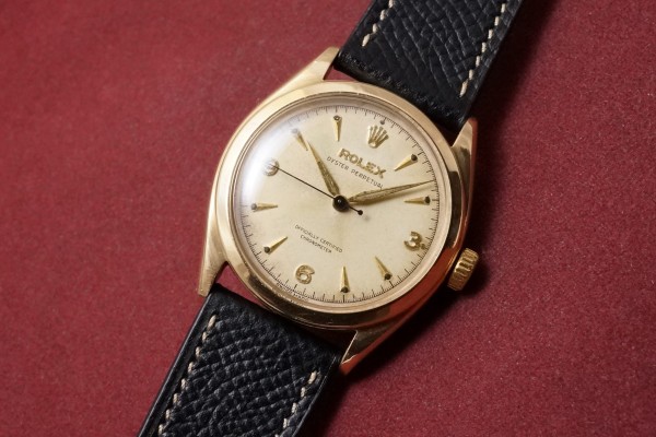 ロレックス SEMI-バブルバック Ref-6084 14KYG EXPLORER Design（RO-233／1952年)の詳細写真3枚目