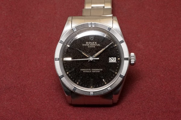 ロレックス OYSTER PERPETUAL -DATE- Ref-1501 Galaxy Gilt Dial Guarantee & Box etc.（RO-245／1963年)の詳細写真2枚目