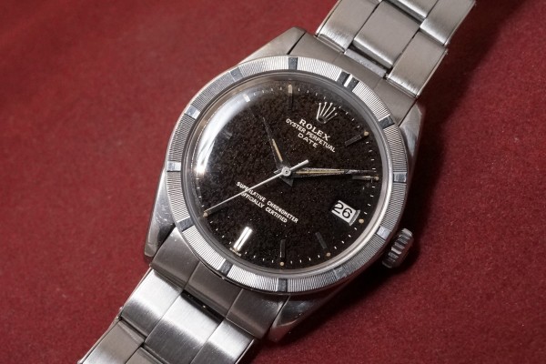 ロレックス OYSTER PERPETUAL -DATE- Ref-1501 Galaxy Gilt Dial Guarantee & Box etc.（RO-245／1963年)の詳細写真3枚目