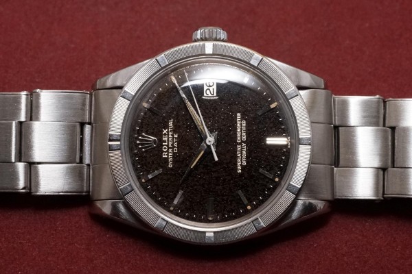ロレックス OYSTER PERPETUAL -DATE- Ref-1501 Galaxy Gilt Dial Guarantee & Box etc.（RO-245／1963年)の詳細写真4枚目