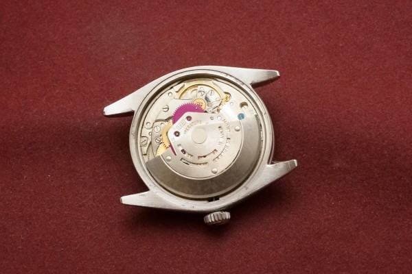 ロレックス OYSTER PERPETUAL -DATE- Ref-1501 Galaxy Gilt Dial Guarantee & Box etc.（RO-245／1963年)の詳細写真10枚目