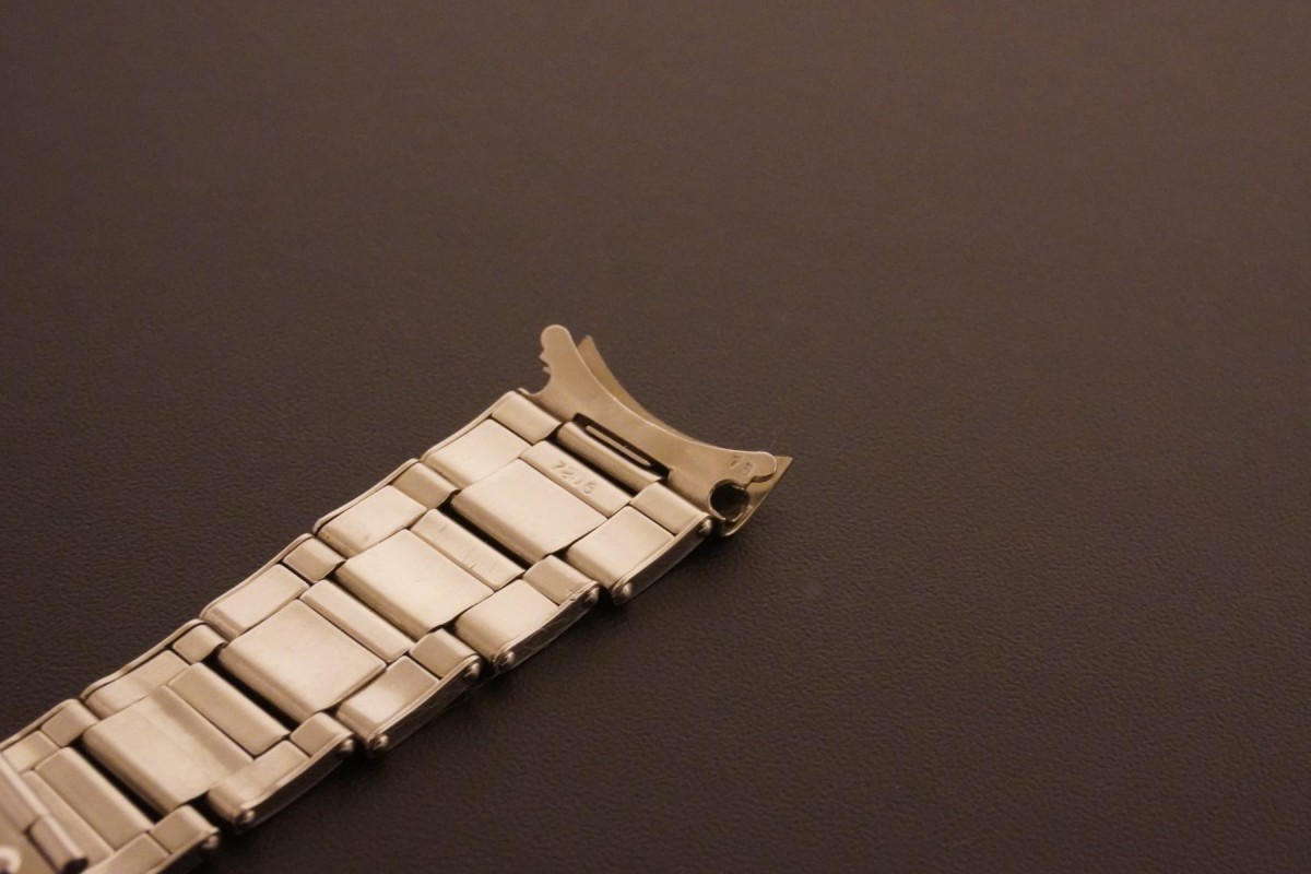 1966年☆ロレックス リベットブレス19mm☆Ref.7205/FF.57/10駒