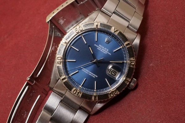 ロレックス デイトジャスト Ref-1625 Thunderbird Blue Dial（RO-229／1974年)の詳細写真3枚目