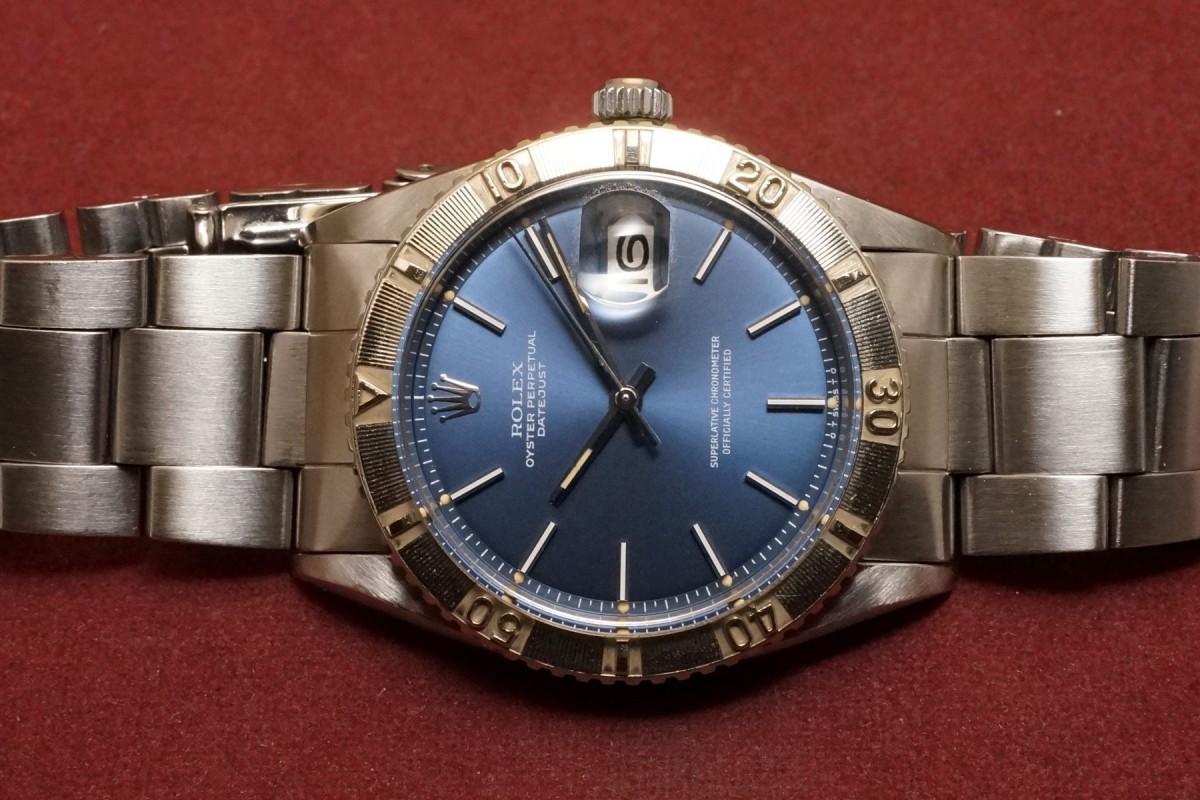 ロレックス デイトジャスト Ref-1625 Thunderbird Blue Dial（RO