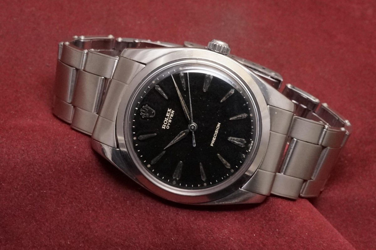 ロレックス Big Oyster Ref-6424 Black Gilt Dial(RO-246/1963年)
