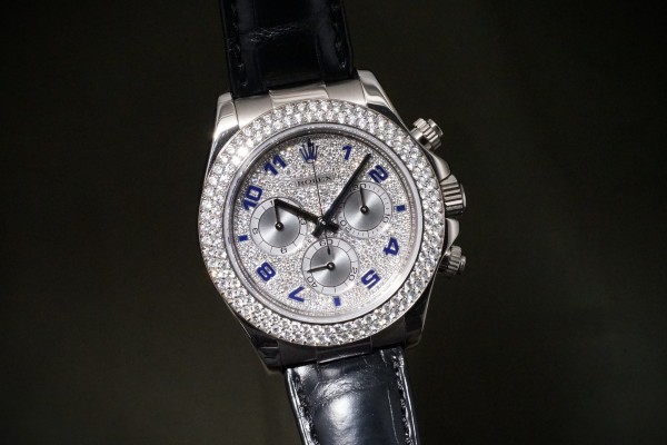 ロレックス  デイトナ Ref-116589RBR PAVE DIAMOND DIAL GUARANTEE（RD-97／2001年)の詳細写真4枚目